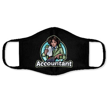 Discover Accountant - Count your Money Face Masks