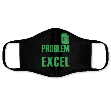 Discover Answer To Any Problem Excel Spreadsheet Accountant Face Masks