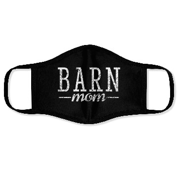 Discover Barn Mom Horse Horses Retro Face Masks