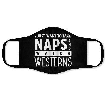 Discover Take Naps And Watch Western Movies Lover Face Masks