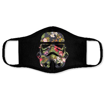 Discover Star Wars Tropical Stormtrooper Floral Face Masks