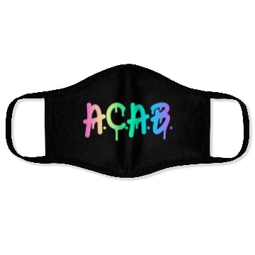 Discover ACAB Rainbow Drip Face Masks