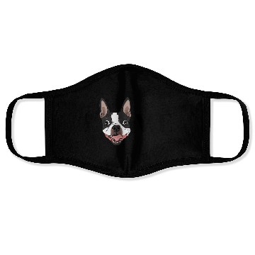 Discover Boston Terrier Lover Cute Boston Terrier Dog Lover Face Masks
