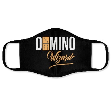 Discover Domino Wizard Funny Dominoes Game Player novelty Face Masks