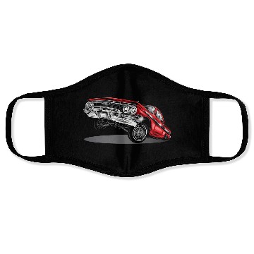 Discover lowrider car Face Masks