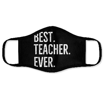Discover Best Teacher Ever Face Masks