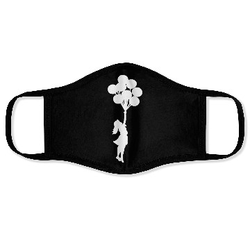 Discover Banksy Girl with balloons. Face Masks