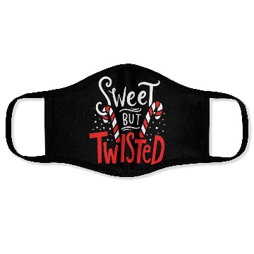 Discover Sweet But Twisted Funny Christmas Candy Lollipop C Face Masks