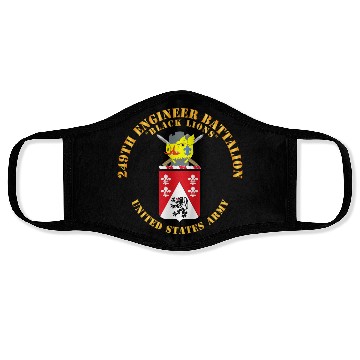 Discover Army COA 249th Engineer Battalion Face Masks