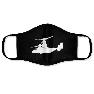 Discover V22 Osprey Aircraft Helicopter Face Masks
