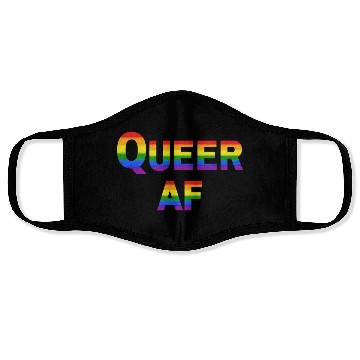 Discover Queer AF Rainbow Spectrum Face Masks