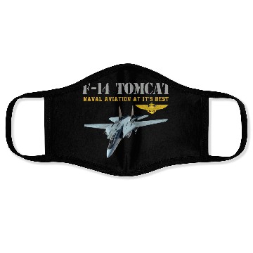 Discover F 14 Tomcat Naval aviation Face Masks
