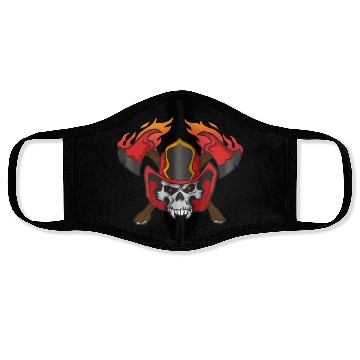 Discover Job Flame Skull Face Masks