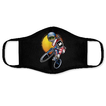 Discover bmx rider Face Masks