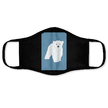 Discover Polar bear cub Face Masks