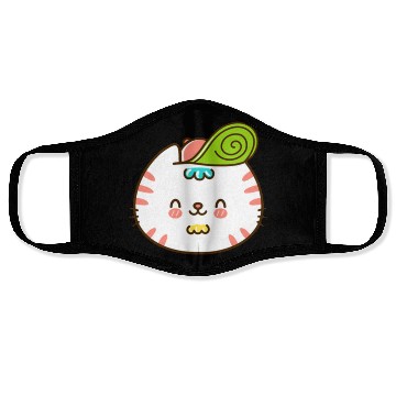 Discover Kawaii Cat Head Smiling Face Masks
