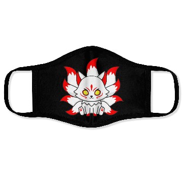 Discover 9 Tailed Fox Kawaii Face Masks