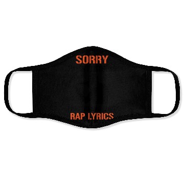 Discover Rapper MC Hip Hop Rap Lyrics Freestyle Quote Face Masks
