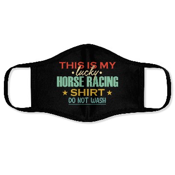 Discover Horse Racing Face Masks