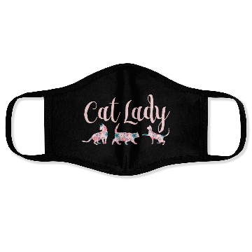 Discover Cat Lady - Cat Mom - Cat owner gift Face Masks