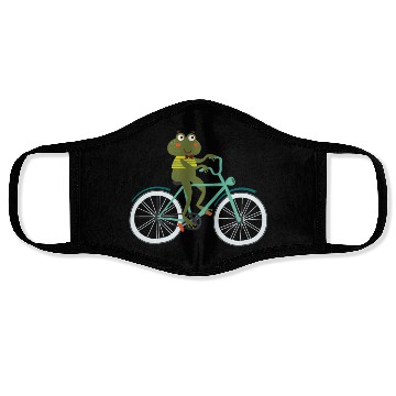 Discover Frog Biking Cyclist Bike Bicycle Race BMX MTB Gift Face Masks