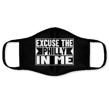 Discover Excuse the Philly in me Costume Face Masks
