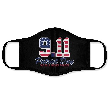 Discover Patriot Day Never Forget 9 11 Anniversary Face Masks