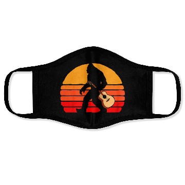 Discover Bigfoot Bring Guitar Vintage Face Masks