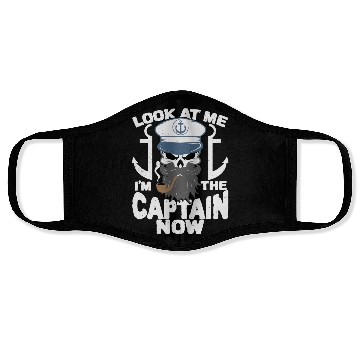 Discover Captain Boat Lovers Fishermen Sailing Boating Face Masks