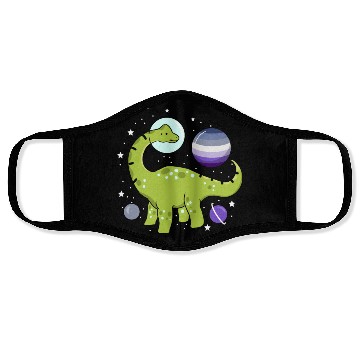 Discover Brachiosaurus Space Butch Lesbian Face Masks