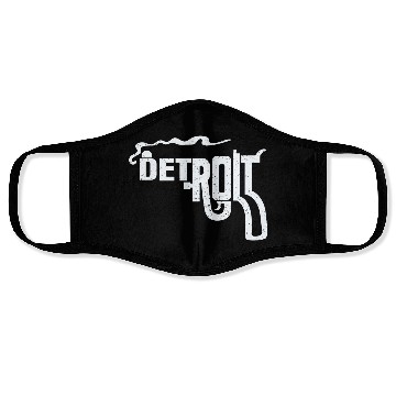 Discover Macs Detroit Smoking Gun Face Masks