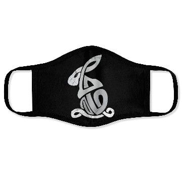 Discover Celtic Symbols Bunny Celtic Knot Gift Idea Face Masks