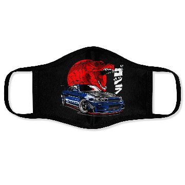 Discover GTR R34 Face Masks
