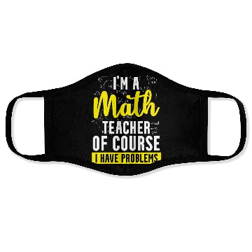 Discover Math teacher math teacher math teacher math Face Masks