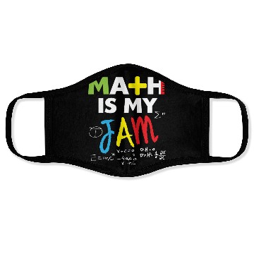 Discover Math Is My Jam math math math Face Masks