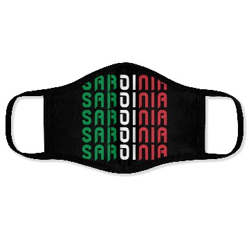 Discover Sardinia Italy Flags Design Face Masks