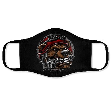 Discover Biker bear Face Masks