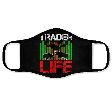 Discover Trader Life Stock Forex Trader Face Masks