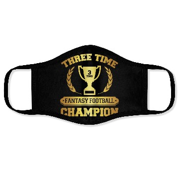 Discover Three Time Fantasy Football Champion Face Masks