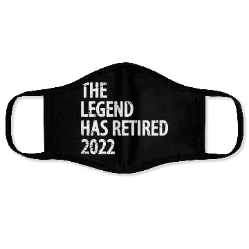 Discover Retirement 2022 Face Masks The Legend Has Retired 2022