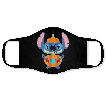 Discover Stitch Pumpkin Halloween Face Masks