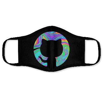 Discover Psychedelic Github Face Masks