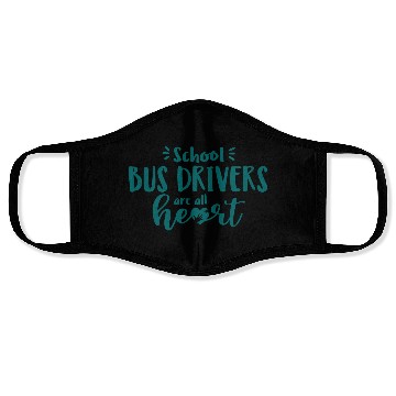 Discover Schoolbus driver, school bus driver Face Masks