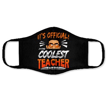 Discover Teacher Coolest Teacher Face Masks