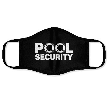 Discover Pool Security Rescuer Pool Guard Lifeguard Face Masks