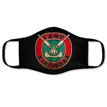 Discover Vintage Camp Kikiwaka Logo Face Masks