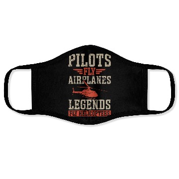 Discover Aviator Pilots Fly Airplanes Legends Helicopters Face Masks