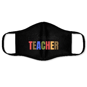 Discover Kindergarten Teacher Face Masks