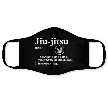 Discover Funny Jiu Jitsu Definition For Martial Arts Lovers Face Masks