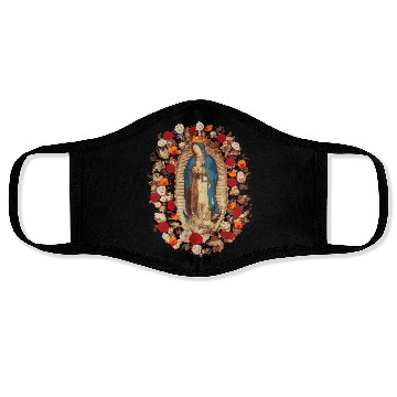Discover Our Lady Of Guadalupe Virgin Mary Catholic Face Masks